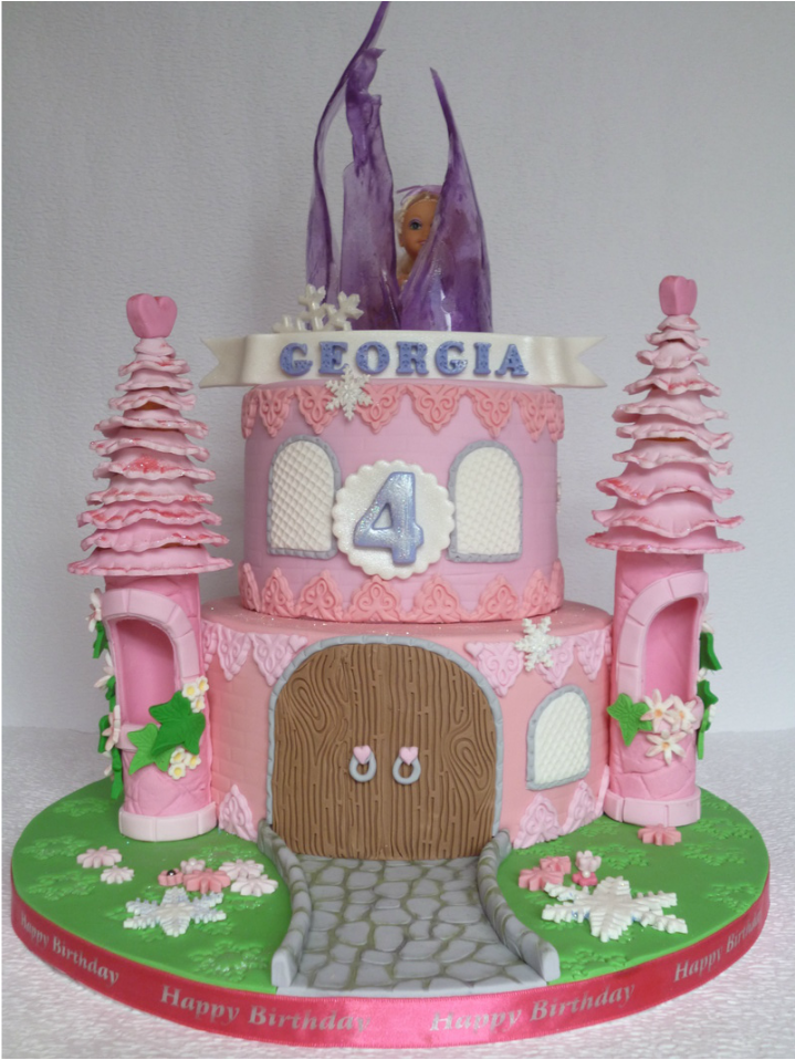 Georgia 4st Castle Birthday Cake