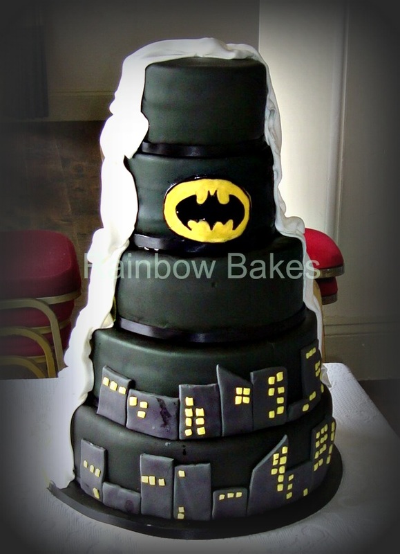 Batman Love Wedding Cake