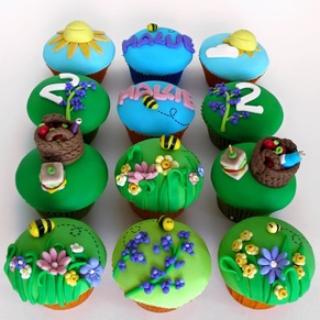 Spring Themed Cupcakes