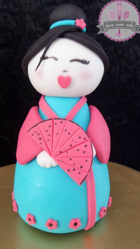 Geisha Cake Topper